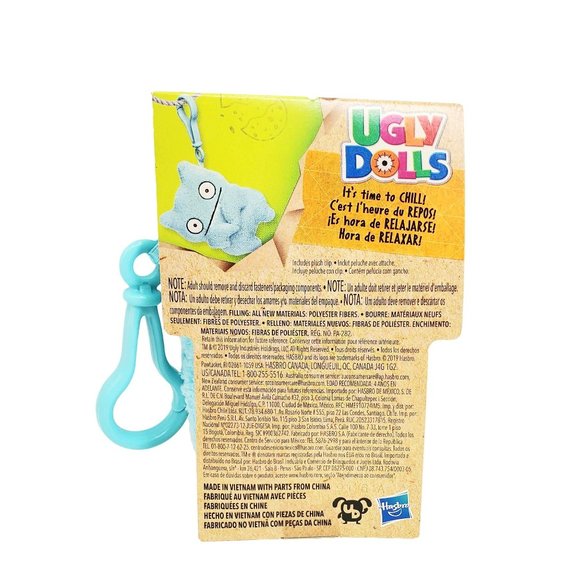 Hasbro NEW UGLY DOLLS Plush Clip-On Plush Stuffed Toy ICE-TO-GO - Picture 3 of 4